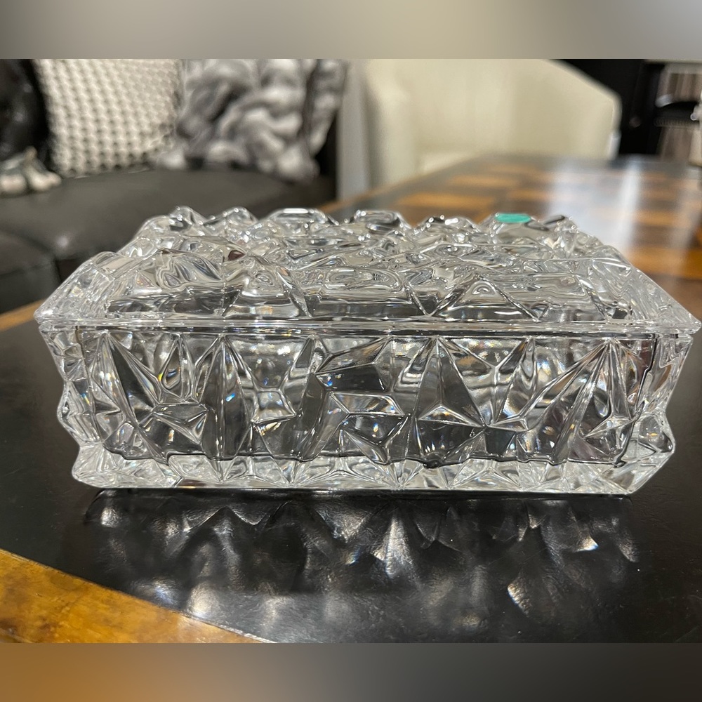 Tiffany & Co Rock cut Crystal Box